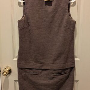 ABS Allen Schwartz Chocolate Skirt Set